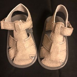 Brand New, Soft Grey baby Boy Sandals